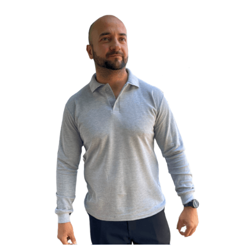 Playera Polo - Manga Larga