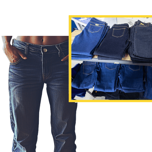 Jeans Pantalón de Trabajo - Dama 8 Oz